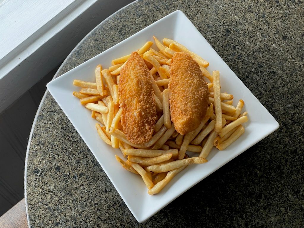 Breaded Haddock and Chips