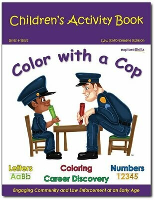 Children's Activity Book - Law Enforcement Edition