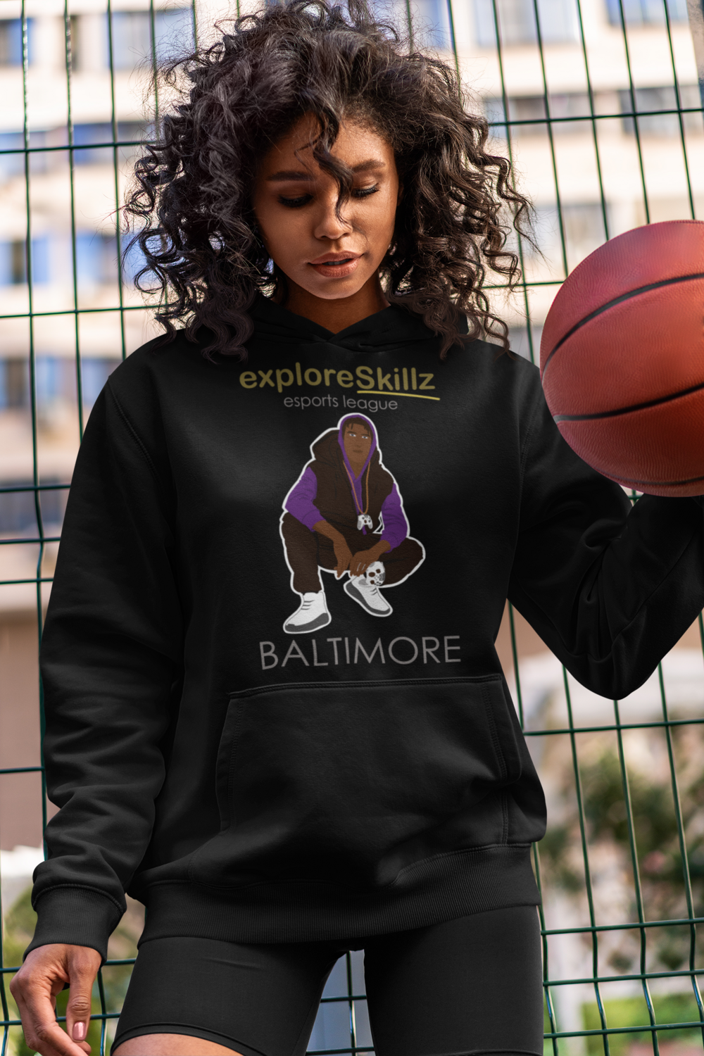 Team Baltimore Esports League Women's Pullover Hoodie