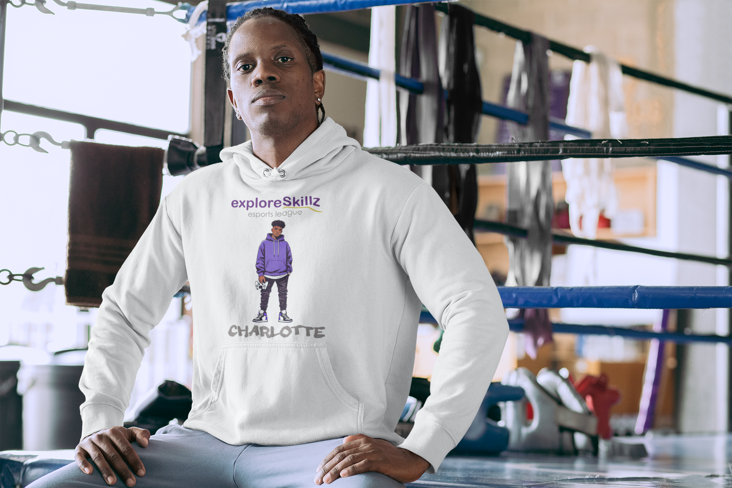 Team Charlotte Esports League Men's Pullover Hoodie