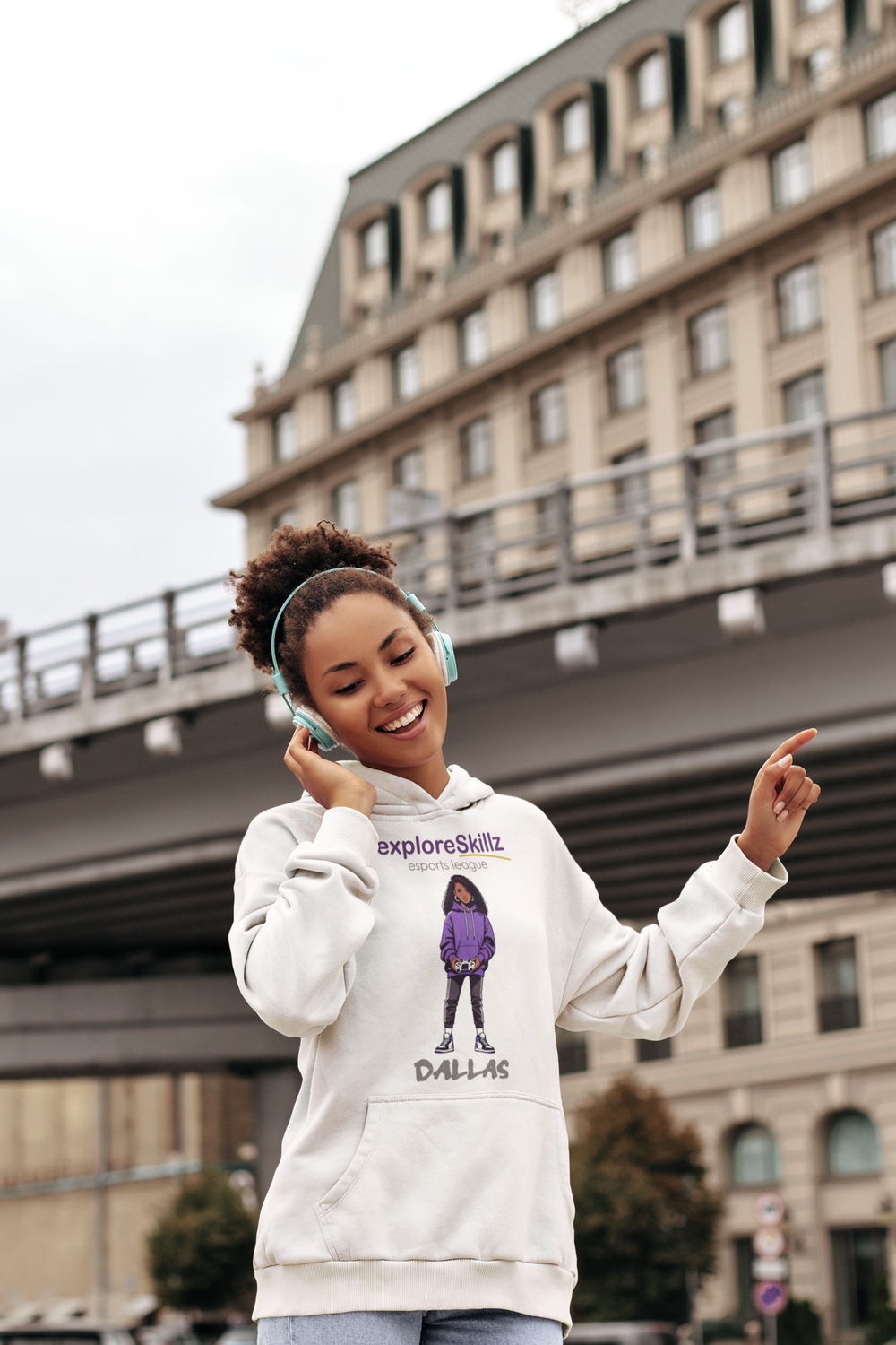 Team Dallas Esports League Women's Pullover Hoodie
