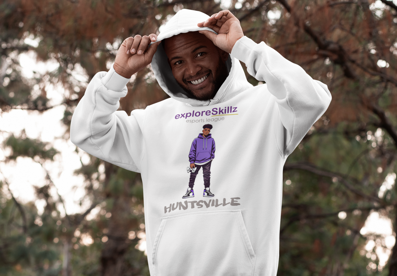 Team Huntsville Esports League Men's Pullover Hoodie