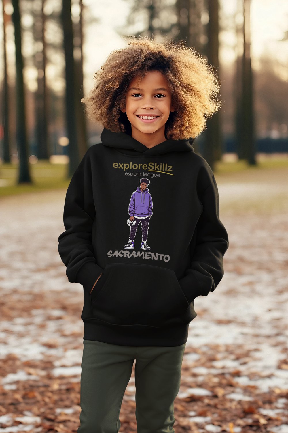 Team Sacramento Esports League Youth Pullover Hoodie