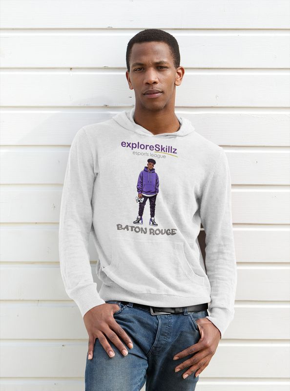 Team Baton Rouge Esports League Men's Pullover Hoodie Team Baton Rouge Esports League Men's Pullover Hoodie