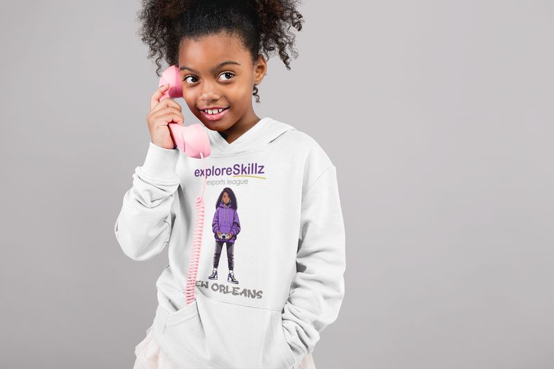 Team New Orleans Esports League Youth Pullover Hoodie