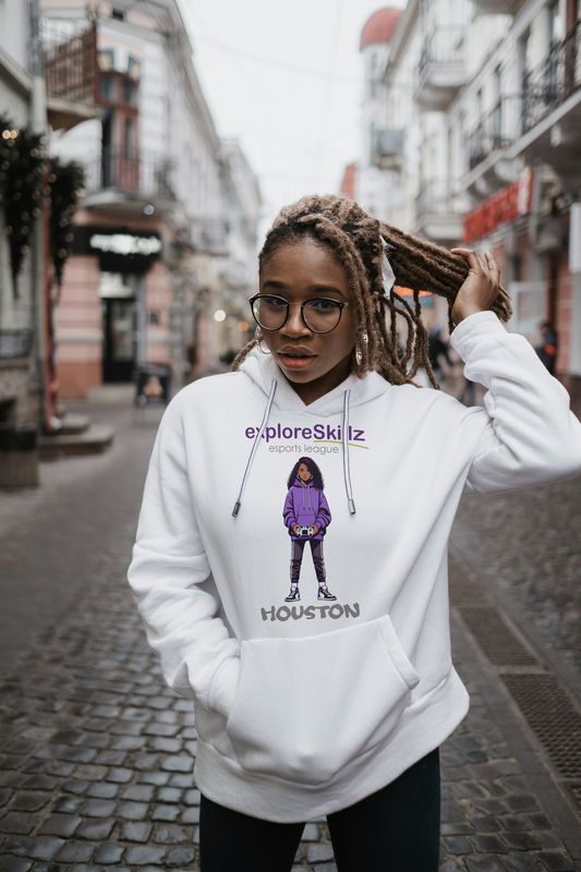 Team Houston Esports League Women's Pullover Hoodie