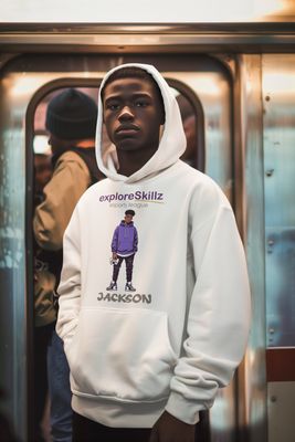 Team Jackson League Men's Pullover Hoodie