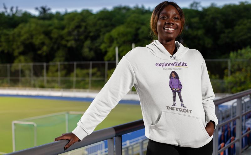 Team Detroit Esports League Women's Pullover Hoodie