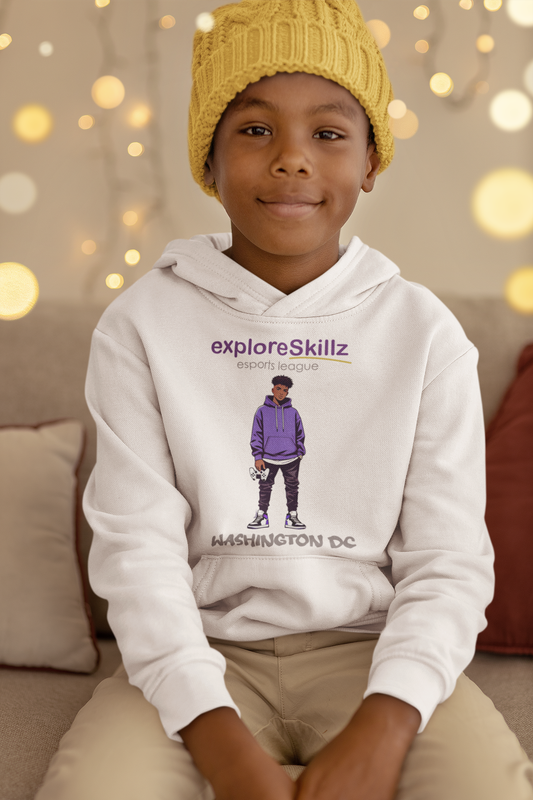 Team DC Esports League Youth Pullover Hoodie Team DC Esports League Youth Pullover Hoodie