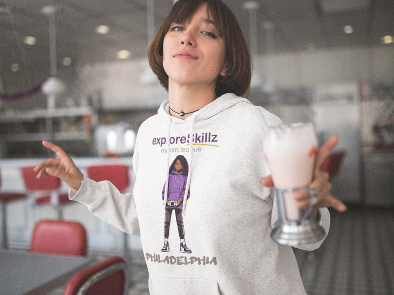 Team Philadelphia Esports League Women's Pullover Hoodie