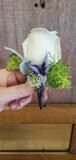 White Rose Boutonniere