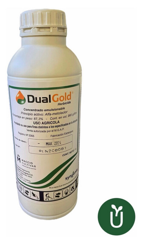 Herbicida Preemergente Dualgold - Cultivos Libre Malezas