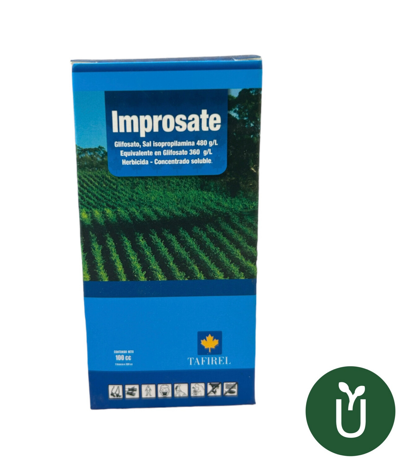 Herbicida No Selectivo 100 mL - Elimina Todo - Excelente Caminos