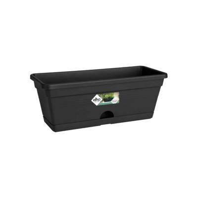 JARDINERA GREEN BASICS 30 CM COLOR NEGRO