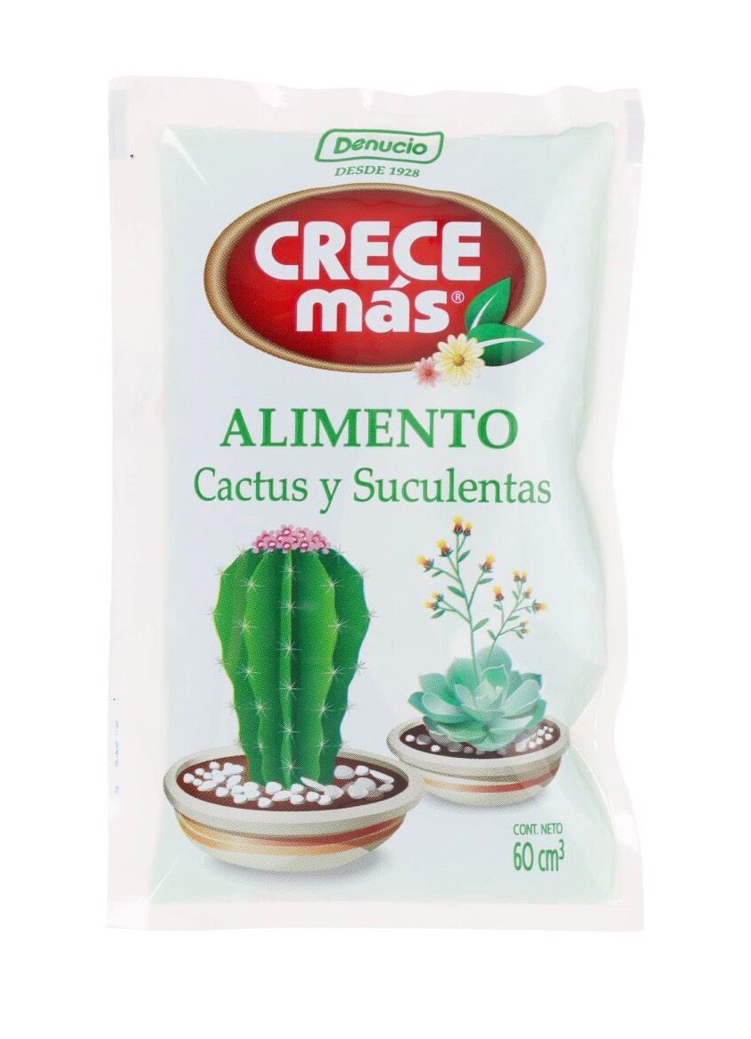 SACHET CACTUS SUCULENTAS 60 cc