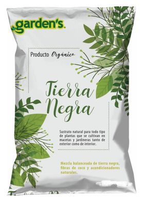 TIERRA NEGRA ABONADA CON MANTILLO - 20L