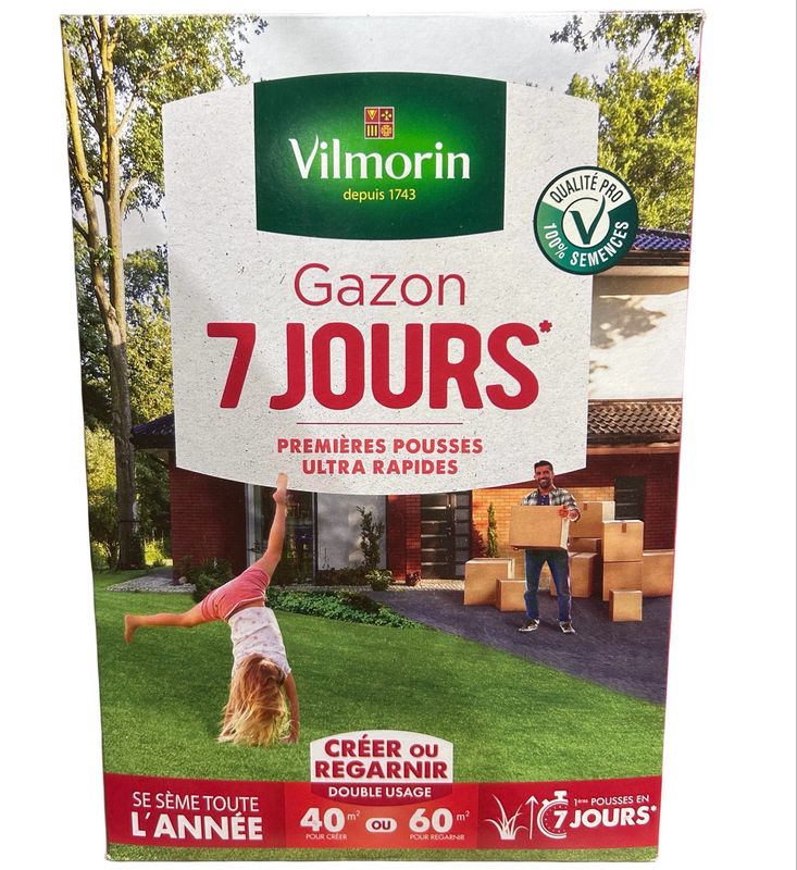 Semillas Césped 7 JOURS 