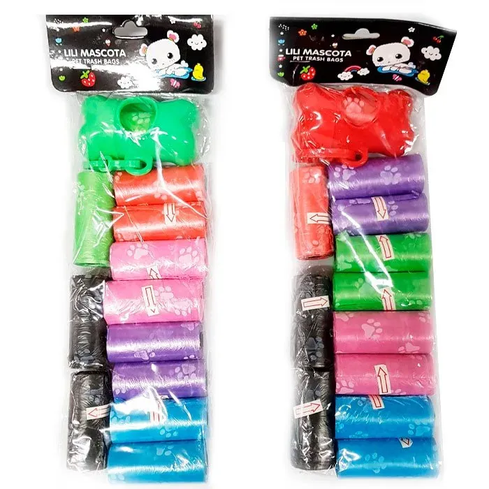 PACK BOLSITAS SANITARIAS X 12 + DISPENSADOR HUESITO