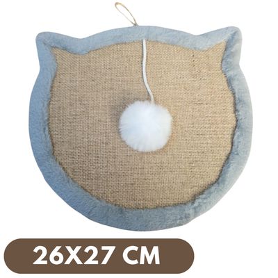RASCADOR FORMA DE GATITO COLOR GRIS