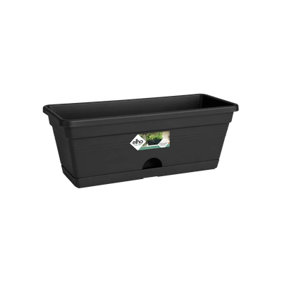 JARDINERA GREEN BASICS 30 CM COLOR NEGRO
