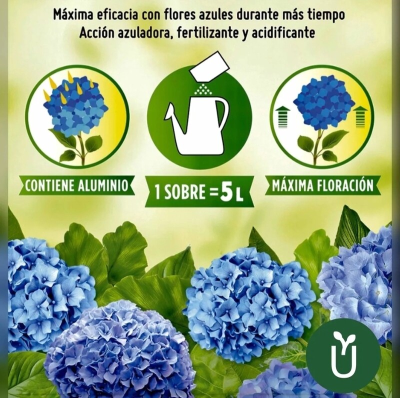 Complemento Azulador Hortensias Fertilizante - 500g - Envíos