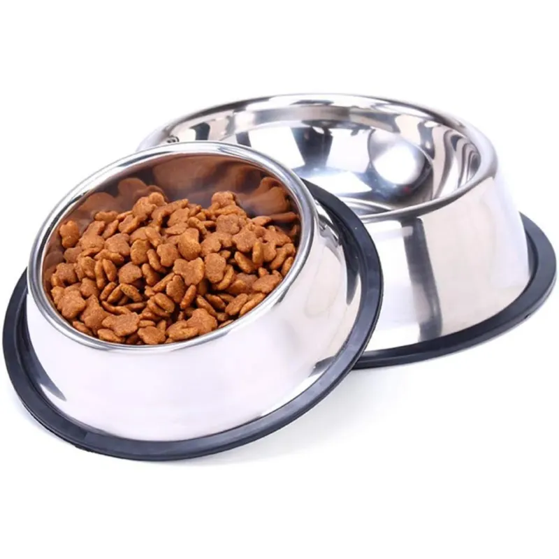 PLATO COMEDERO DE ACERO INOXIDABLE PEQUEÑO 16CM