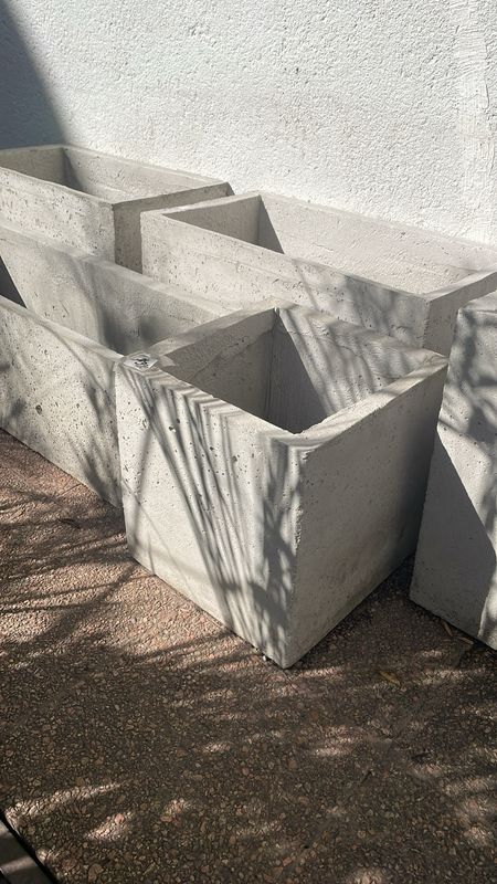 MACETA CUBO HORMIGÓN 30CM