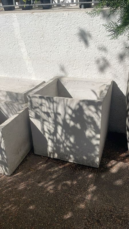 MACETA CUBO HORMIGÓN 40CM