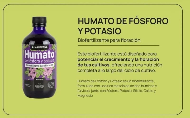 HUMATO DE FÓSFORO Y POTASIO