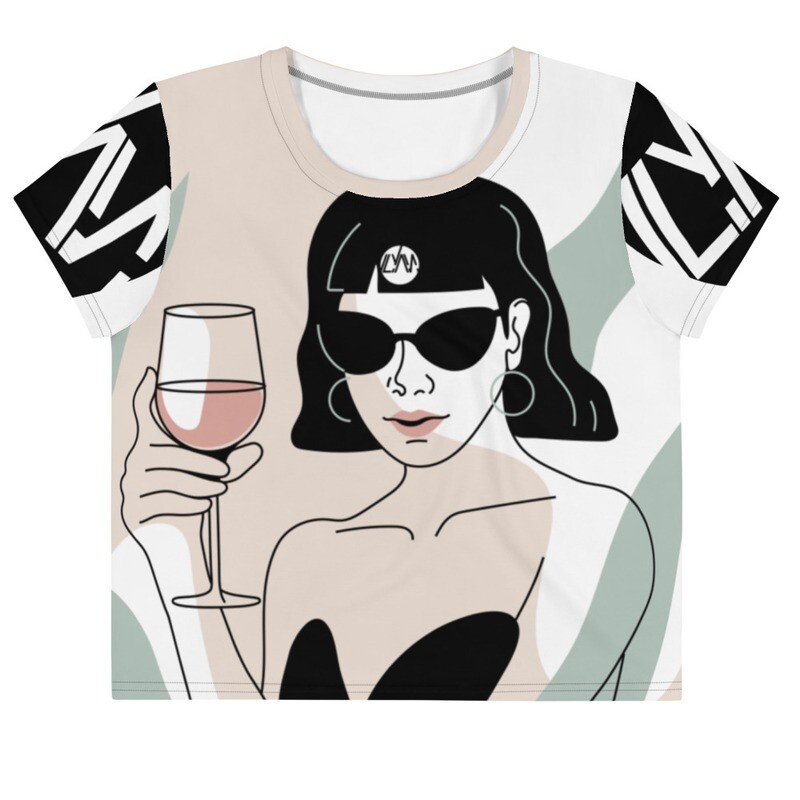 All-Over Print Crop Tee