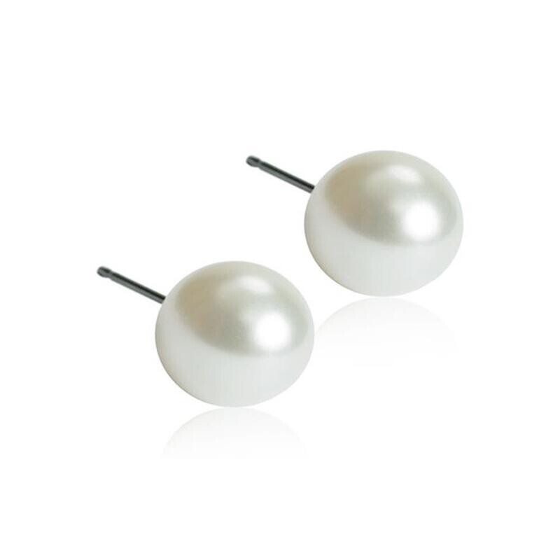 ØREDOBBER Pearl White 8 mm