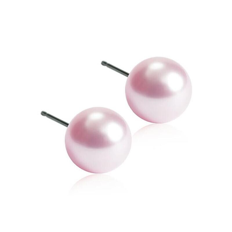 ØREDOBBER Pearl Light Rose 8mm