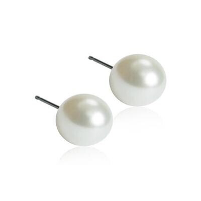 ØREDOBBER Pearl white 4 mm