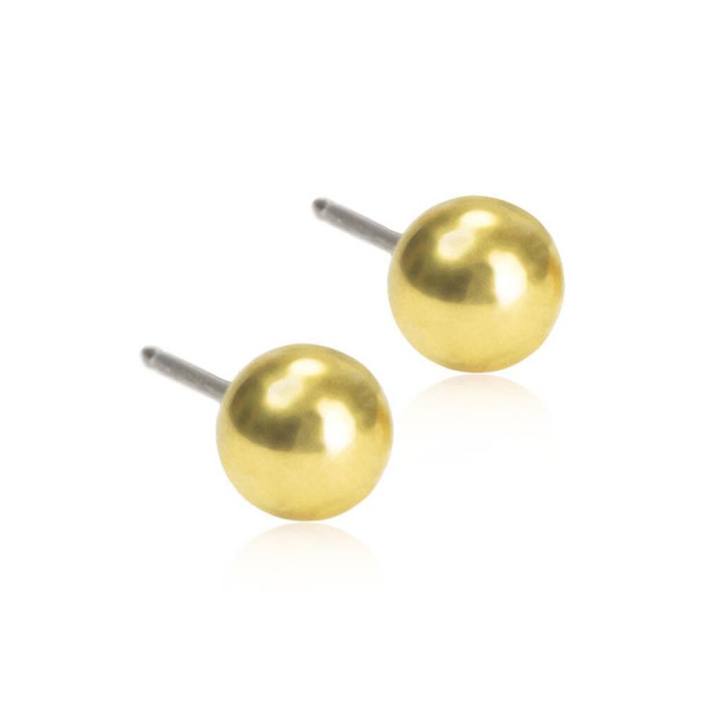 ØREDOBBER Gullfarget Ball 5 mm