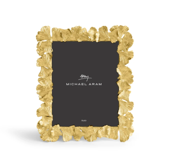 MICHAEL ARAM Frame Golden Ginkgo 8x10 MICHAEL ARAM Frame Golden Ginkgo 8x10