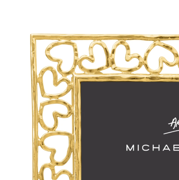 MICHAEL ARAM Heart Frame 4x6 Gold