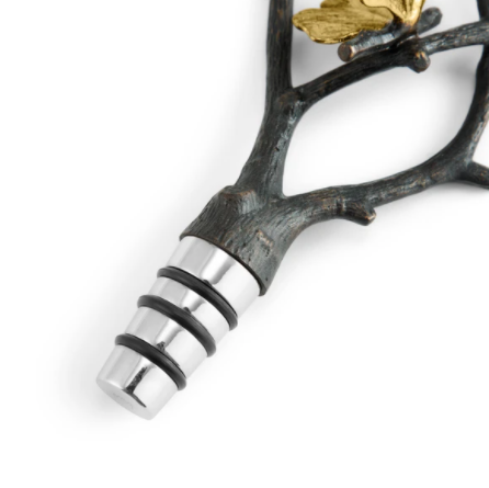 MICHAEL ARAM Butterfly Ginkgo Wine Stopper 