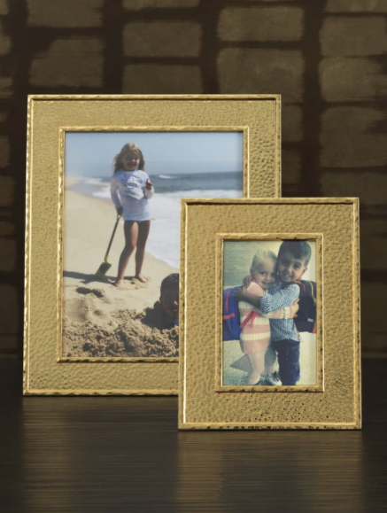 MICHAEL ARAM Frame Hammertone 4x6 Gold
