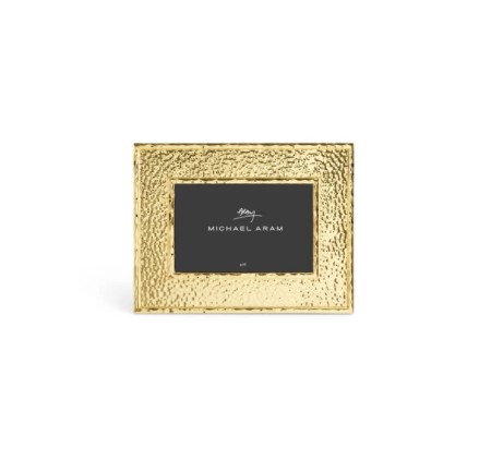 MICHAEL ARAM Frame Hammertone 4x6 Gold