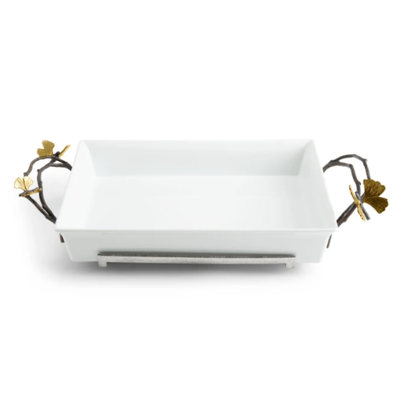 MICHAEL ARAM 3 QT Casserole Dish BUTTERFLY GINKGO