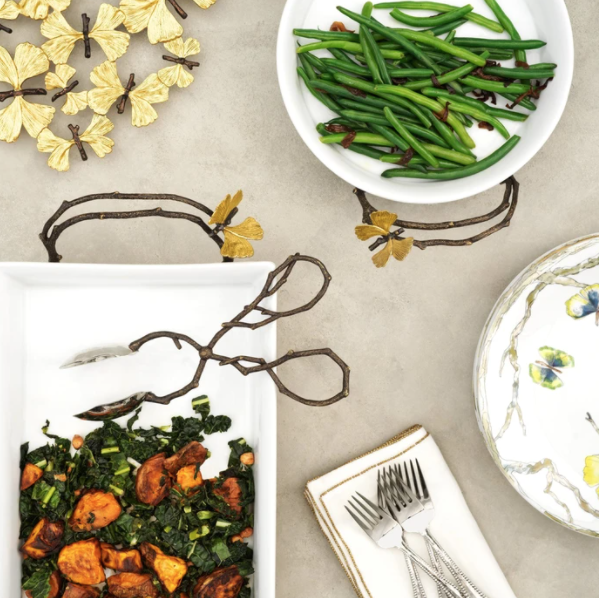 MICHAEL ARAM Trivet BUTTERFLY GINKGO