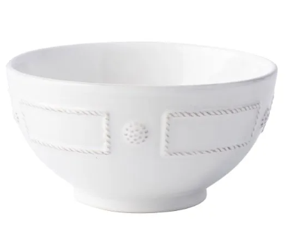 JULISKA French Panel Cereal/Ice Cream Bowl, Whitewash  BERRY &amp; THREAD JB07/W