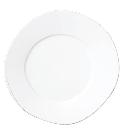 VIETRI Lastra American Dinner Plate white 