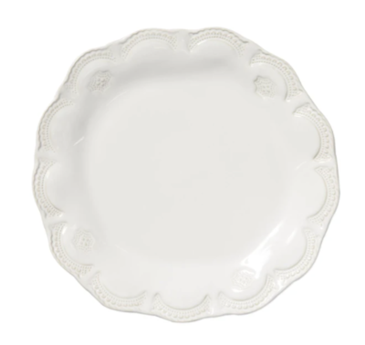 VIETRI White Dinner Plate INCANTO STONE 