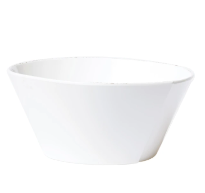 VIETRI Melamine Large White stacking Serving Bowl MLAS-W23022