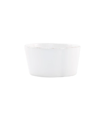 VIETRI Melamine, White Condiment Bowl LASTRA