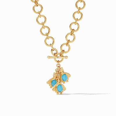 JULIE VOS Bee Charm Necklace