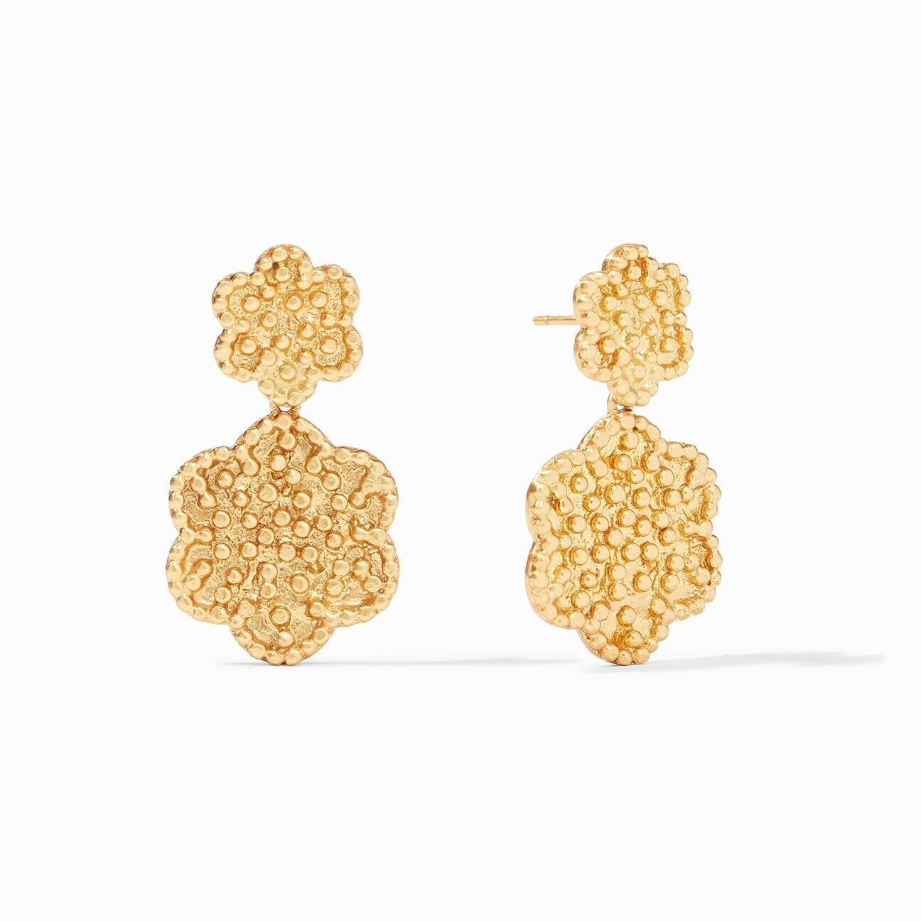 JULIE VOS Colette Fleur Earring Gold - ER656