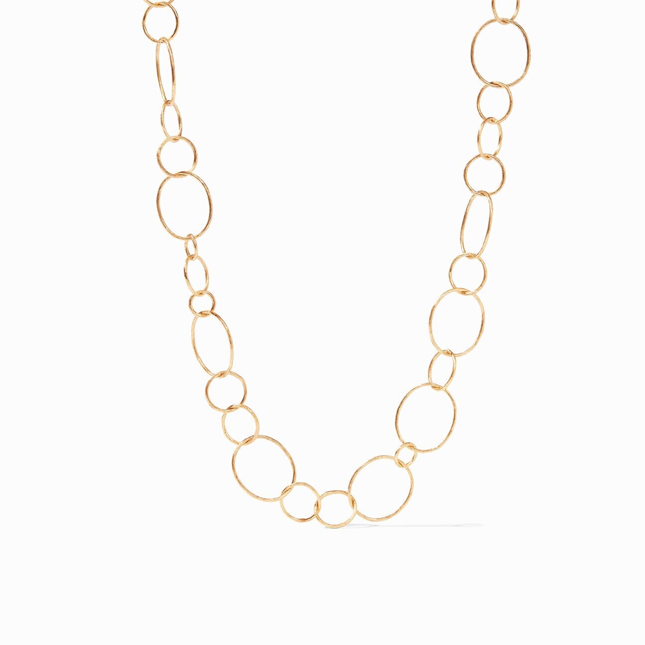 JULIE VOS Colette Textured Necklace Gold - N014