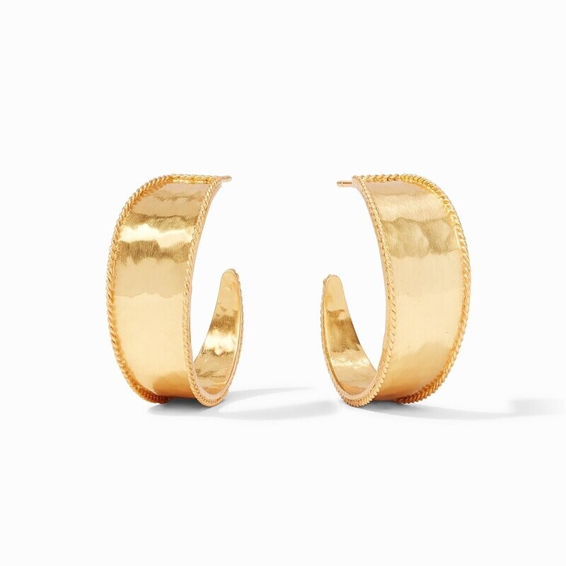 JULIE VOS Savoy Hoop Gold